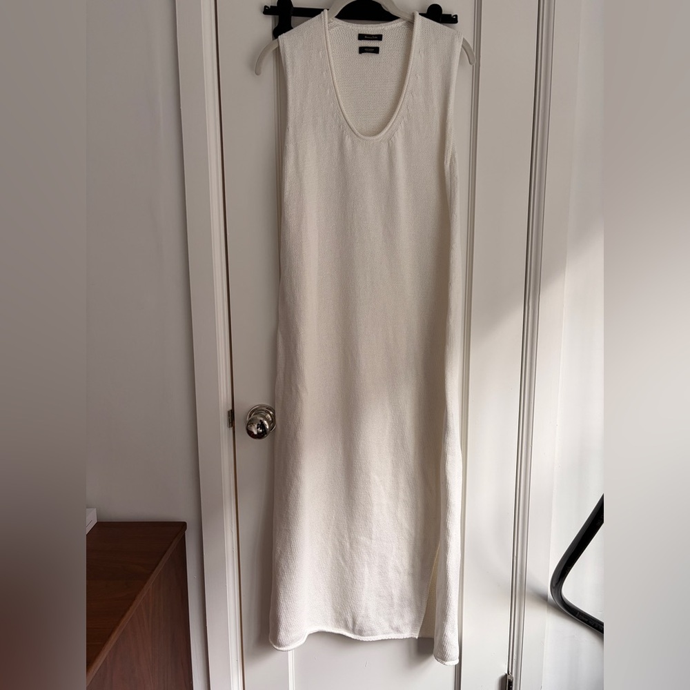 Massimo Dutti Crochet Knit Dress